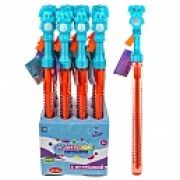 1TOY Мы-шарики! Гигантские мыл. пуз. с раскладным элементом, колба 49 см, 165 мл, Слоник, 12 шт в д/б (49*16*17)