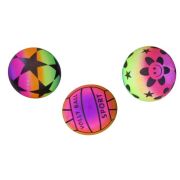 1toy мяч ПВХ  23 см, 60 г, микс., сетка и бирка