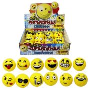1toy мячики-смайлики, со светом, 5,5 см, д/б
