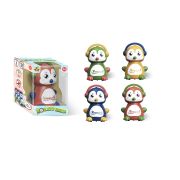 1TOY Покатушки Весёлый Пингвин, инерц., без бат., цвет в асс., кор. с окном