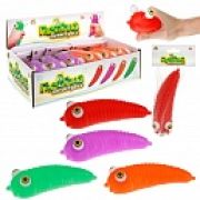 1toy Пучеглаз-антистресс «Слизень» 4,6х4х15 см, 4 вида, 12 шт. в д/б