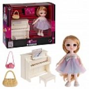 Alisa Kawaii mini. Набор «Пианистка». Кукла 15,2 см, в кор. 24,5х20х7,5 см
