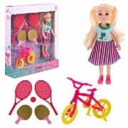 Alisa Little Love. Кукла 15,2 см (блонд. с велосипед., тен., бадмин.), в кор. 17х4,2х20 см