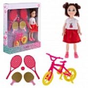 Alisa Little Love. Кукла 15,2 см (брюнет. с велосипед., тен., бадмин.), в кор. 17х4,2х20 см