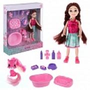 Alisa Little Love. Кукла 15,2 см (брюнет., с питомцем и аксесс.), в кор. 17х4,2х20 см