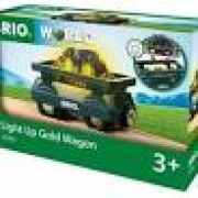 BRIO «Вагончик с светящимся грузом золота»,2 эл.,свет,кор.14,5х10х5 см