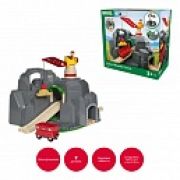 BRIO игр.наб.многофункц.«Туннель с подъемным краном»,7 эл.,звук, кор.34,5х34,5х19,5 см