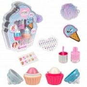 Lukky Angel Бьюти-Дизайн наб.«Капкейк»: бальзам д.губ, блеск д.губ, лак д.ногтей, резинка д.волос с брелоком, стразы, пилочка д.ногтей, наклейки д. но