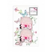 Lukky Fashion набор из 2 заколок плюш Медвежьи ушки, 3 цв.микс