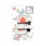 Lukky Fashion набор из 2 заколок-зажимов плюш Ушки Кошки, 3 цв.микс