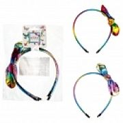 Lukky Fashion набор из 2 ободков с бантиком эффект под кожу «Хамелеон»