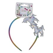 Lukky Fashion ободок для волос Единорог, радужный, 1шт