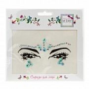 Lukky Fashion стразы для лица Сияние Единорога,16,5х15,5 см,карта, пакет