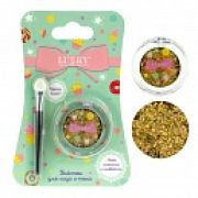 Lukky Блестки для лица, тела и волос 1 г, золотой цвет, аппликатор, блистер