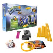 1toy 2в1 футбольные ворота и баскетбольное кольцо