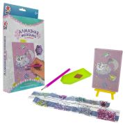 1TOY ART Алмазная мозаика. Набор «Котёнок» в коробке 23х15х3 см_ТЕХН.