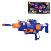 1toy Funmax «A62» бластер электрич., барабан на 10 выстрелов, в компл. 20 снарядов с присосками