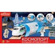 1TOY Goodok наб.ж/д «Космос», эл.поезд движ.вперед-назад, тоннель с подсветкой в момент проезда поезда,89 дет.,кор.