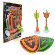 1toy Street Battle игр набор (в компл. 2 стрелы метательные с присоской и 2 щита-мишени, см, блистер)