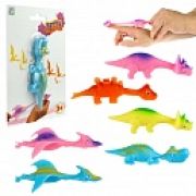 1toy Жмяка «Динозавр» 10 см в блистере, 4 вида в асс., 12 шт. в д/б