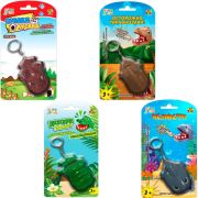 1TOY ИГРОДРОМ мини в асс. 4 вида: «Крокодил укусил», «Собака-кусака»,«Осторожно, тираннозавр»,«Челюсти», на блист.16,1*9,2*4,8см