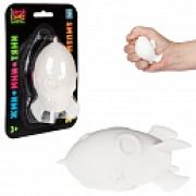 1toy Крутой замес белая ракета 11*5cm, блист.11*16см
