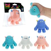 1toy Крутой замес, белый Йети, тянущийся снежный человек 12см,  блистер