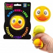 1toy Крутой замес, шар рожицы, утенок, 6 см, блистер