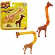 1TOY Крутой растяг жираф 15,5*7,6см, 2 цв.в асс., блистер 17*18см