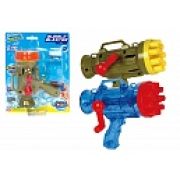 1toy Мы-шарики! игрушка для пускания мыльных пузырей механич. бластер 13 стволов, 50 мл, блистер