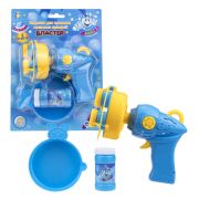 1toy Мы-шарики! Мыльн. Пуз Бластер 3 дула  на бат., 60 мл, лоток