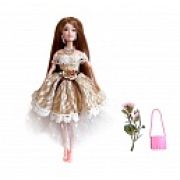 Alisa Red Carpet. Кукла в пышном платье, с сумочкой и цветами, в кор. 28х6,5х33 см