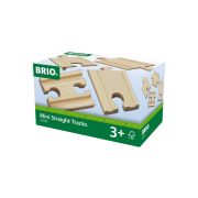 BRIO Ж/д полотно, прямое, длина 5,4см, 4дет.в наб.