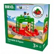 Brio игр.переключаемый перекрёсток с 7 направлениями,с фигуркой,кор.