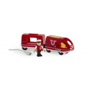 BRIO пассажир.поезд,движ.вперед-назад с USB подзарядкой,1 фиг.,18х4х5см,кор.