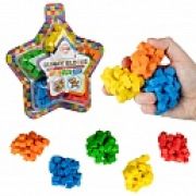 GUMMY BLOCKS Конструктор-пластилин, 5 цветов в наборе (красн., син., зел., жёл., оранж.), в блист. 21,5х23,5х4,5 см