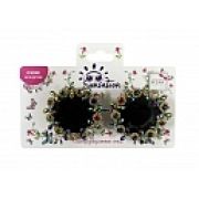 Lukky Fashion Солнцезащитные очки д.подростков и взрослых Premium «Драгоценные камни»с декором из страз разных цветов,форм,размеров,карта,пакет