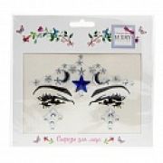 Lukky Fashion стразы для лица Шахерезада,16,5х15,5 см,карта, пакет