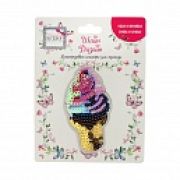 Lukky Fashion Шайн Дизайн, многоразовые стикеры для одежды, 1 шт, мороженое, 12х6см