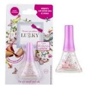 Lukky лак д.ногтей peel-off «Конфетти-Микс» жемчужно-розовый микс с сердечками,5,5 мл,блистер-А
