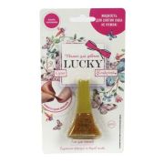 Лак Lucky серия Конфетти, цвет 09К, желтый с блестками, блистер, объем 5,5 мл.