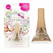 Лак Lukky серия Конфетти, цвет 08К, золотой с блестками, блистер , объем 5,5 мл.-А