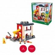 BRIO игр.наб.«Пожарное отделение»,2 эт.,свет,звук,12 предм.,35х20х39см,кор.