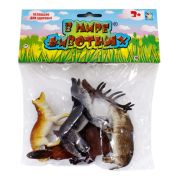 1toy «В мире животных»дикие жив.россии 5шт.пак.с хед. 20.5х18х4 см
