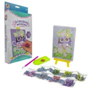 1TOY ART Алмазная мозаика. Набор «Совёнок» в коробке 23х15х3 см