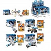 1Toy Blockformers «Покорение космоса» 2 в 1 (д/б 20 шт., в асс. 5 видов, из 5 шт. собирается большой робот, коробка)