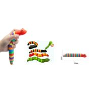 1TOY Гремушка змейка 23.5*4cm, 3 цв.в асс., в кор., 12 шт в д.б