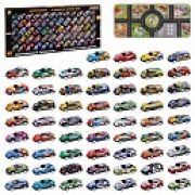 1toy Драйв Микромашинка, металл, инерц., 6,8 см (в коробке 60 шт. + карта, коробка с окном)