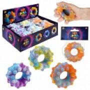 1toy Жмяка Hit Pop It «Пончик» 7 см, 3 вида в асс., 12 шт. в д/б