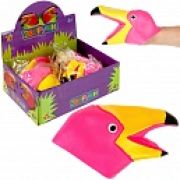 1toy Зверуки большие на руку «Фламинго», 12 шт в д/б
